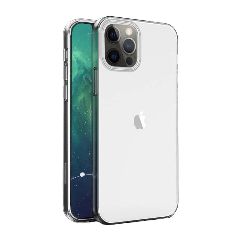 BİKAPAK ECO SİLİKON IPHONE 12 / 12 PRO ŞEFFAF KAPAK