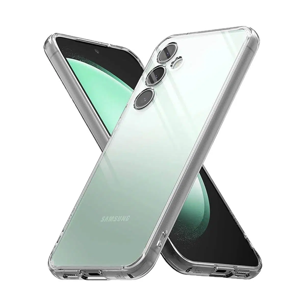 BİKAPAK ECO SİLİKON SAMSUNG S23 FE ŞEFFAF KAPAK