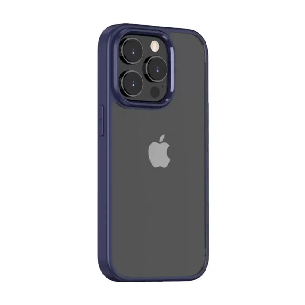 BİKAPAK ELIT CRYSTAL IPHONE 14 PRO MAVİ KAPAK