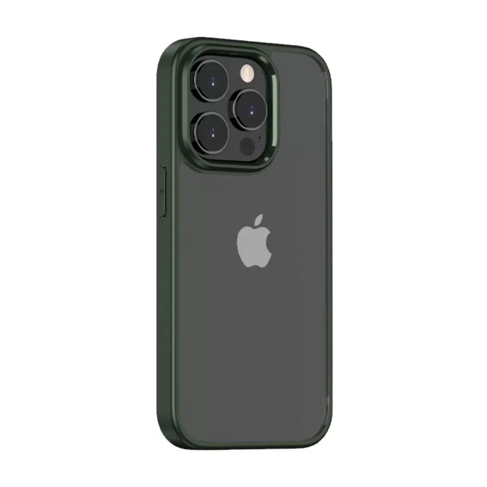 BİKAPAK ELIT CRYSTAL IPHONE 14 PRO MAX YEŞİL KAPAK