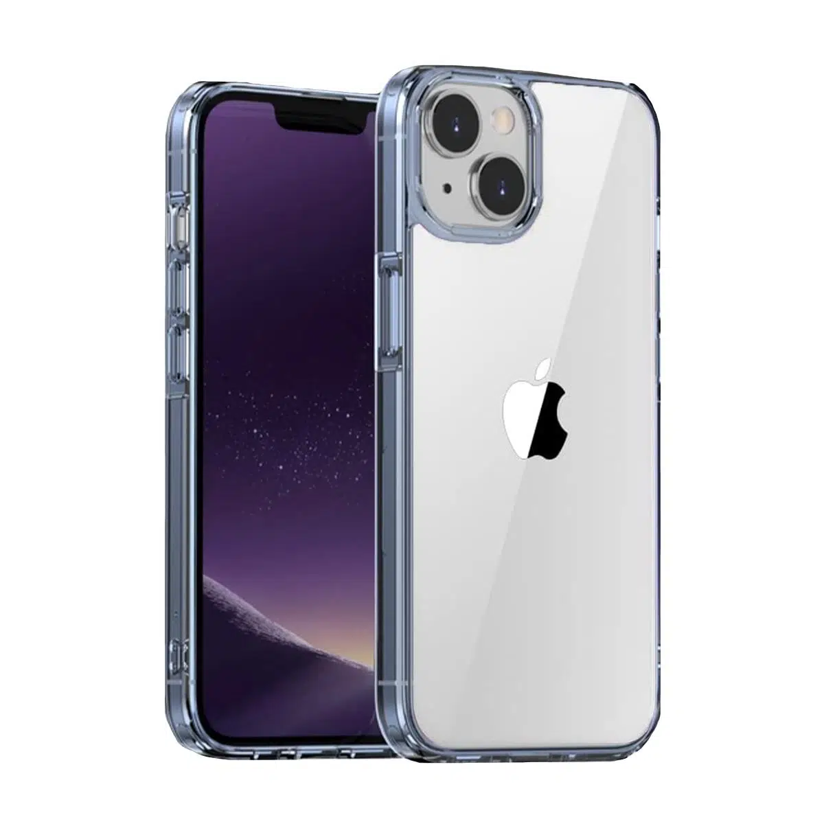 BİKAPAK ELIT CRYSTAL IPHONE 15 PLUS ŞEFFAF MAVİ KAPAK