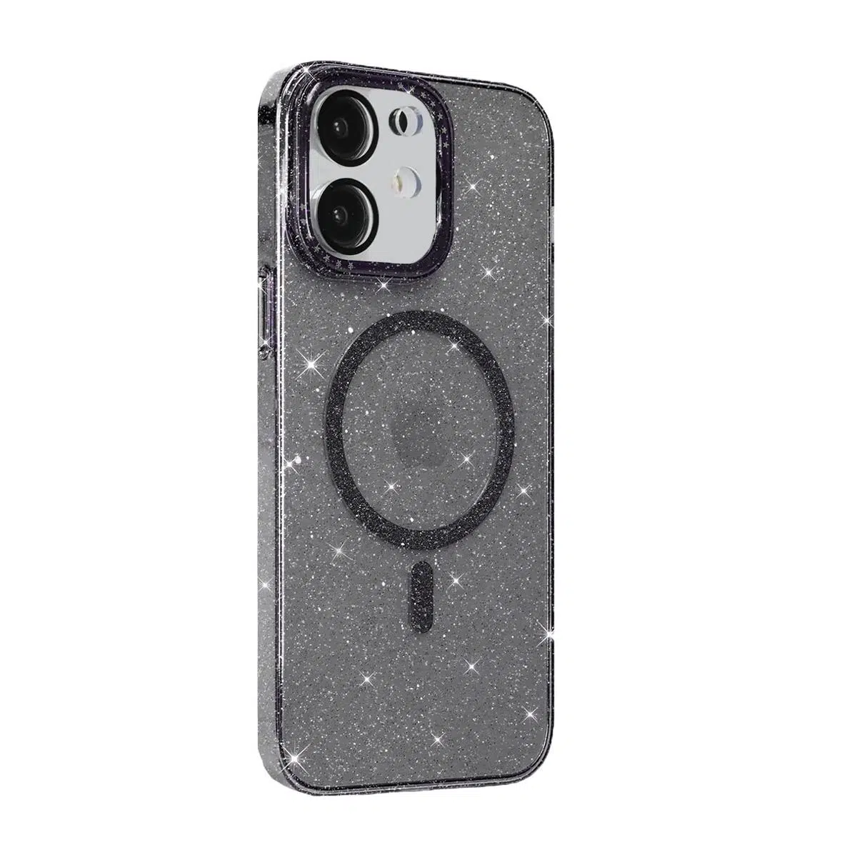 BİKAPAK MAGFIT IPHONE 11 YALDIZLI SİYAH KAPAK