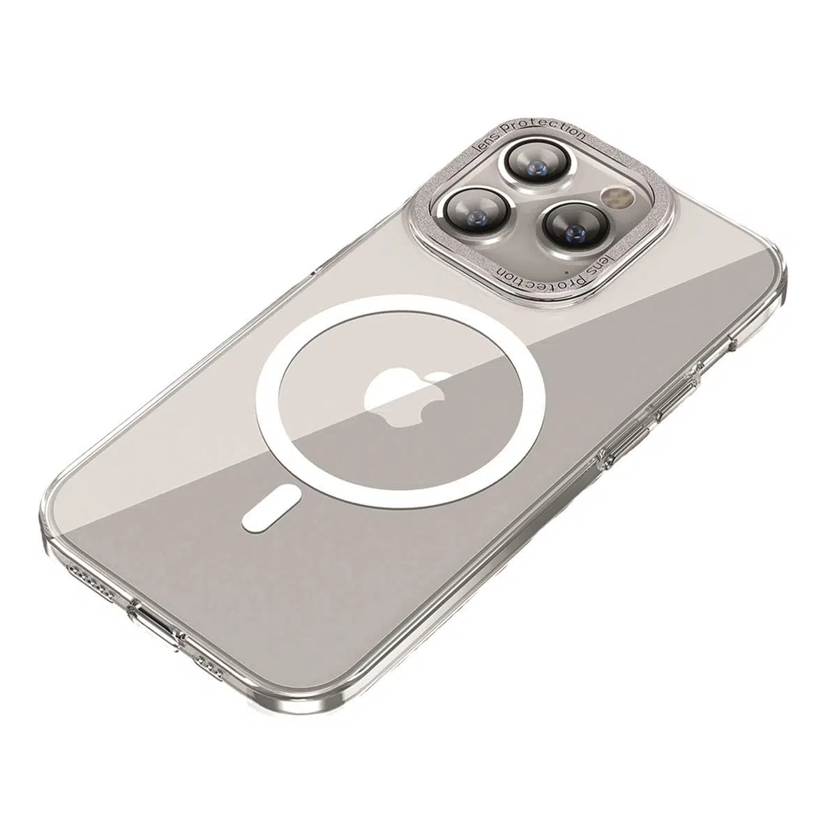 BİKAPAK MAGFIT IPHONE 14 PRO MAX GÜMÜŞ KAPAK