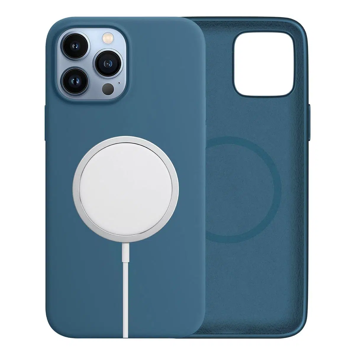BİKAPAK MAGSENSE IPHONE 13 PRO BLUE JOY KAPAK