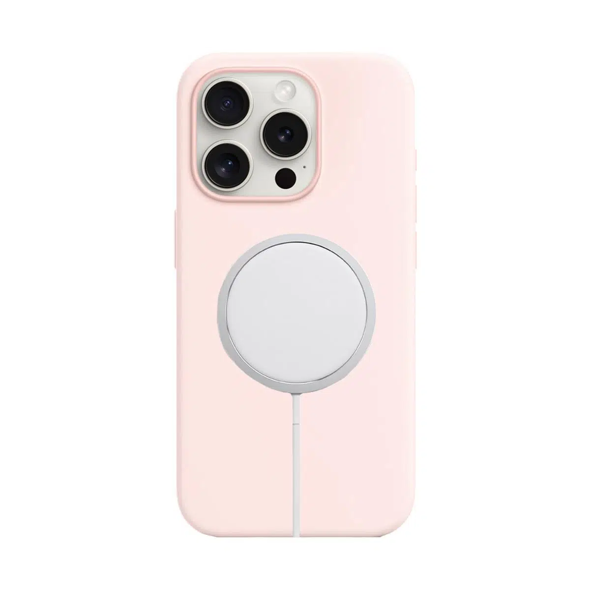 BİKAPAK MAGSENSE IPHONE 15 PRO PINK WHITE KAPAK