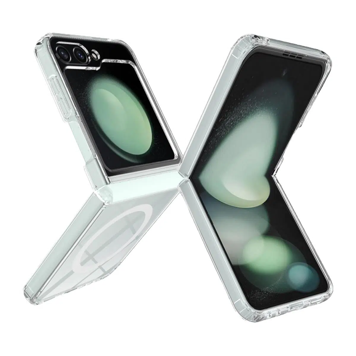BİKAPAK MAGSLIM SAMSUNG Z FLIP 6 ŞEFFAF KAPAK