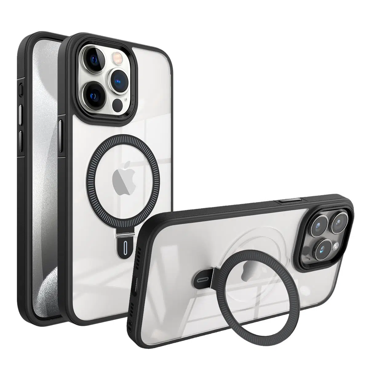 BİKAPAK MAGUP IPHONE 16 PRO SİYAH KAPAK