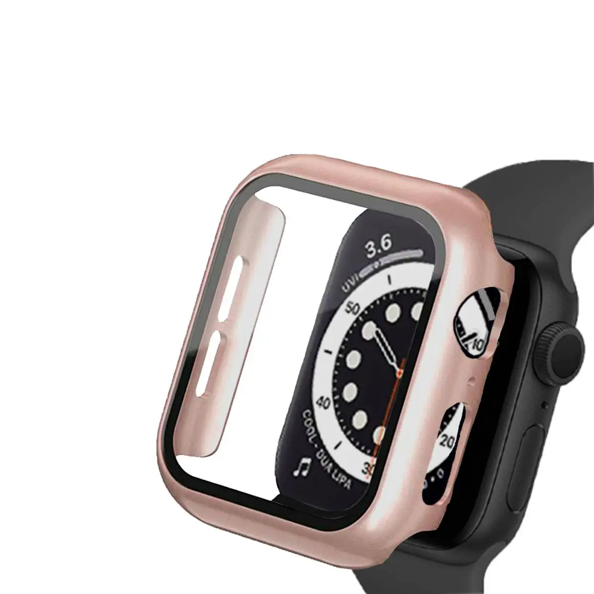 BİNANO APPLE WATCH 41MM SENSE KASA VE EKRAN KORUYUCU ROSE GOLD