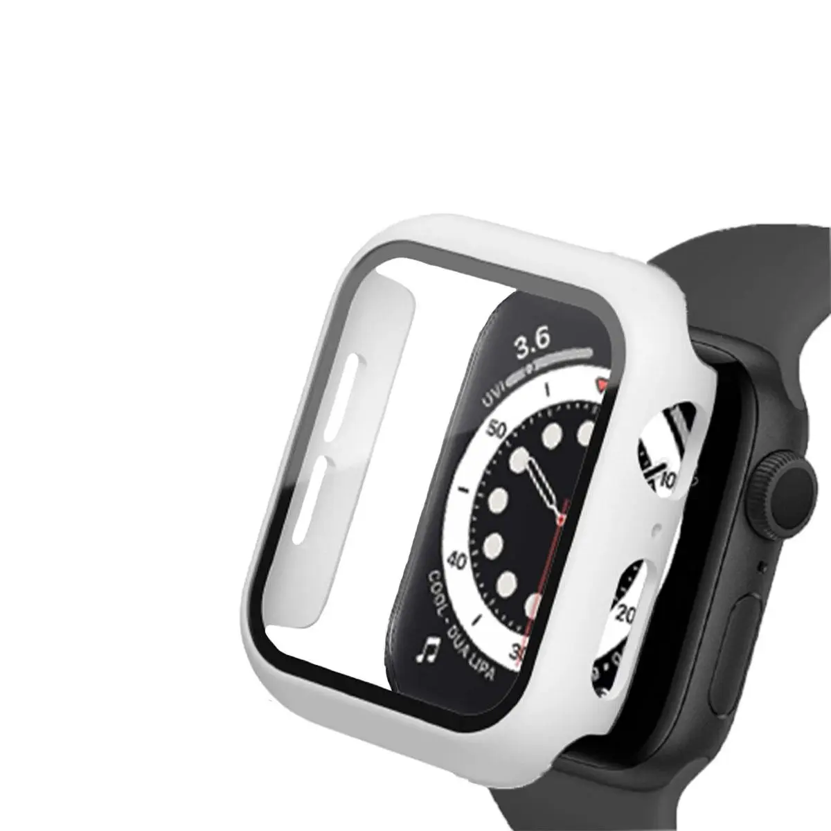 BİNANO APPLE WATCH 8 41MM SENSE KASA VE EKRAN KORUYUCU BEYAZ
