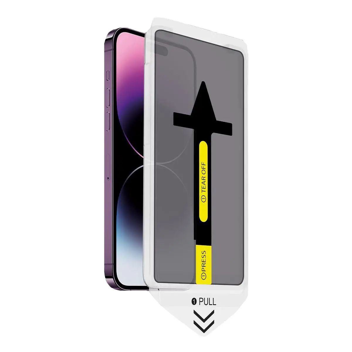 BİNANO DEFENDER PRIVACY IPHONE 15 PRO EASY APP EKRAN KORUYUCU