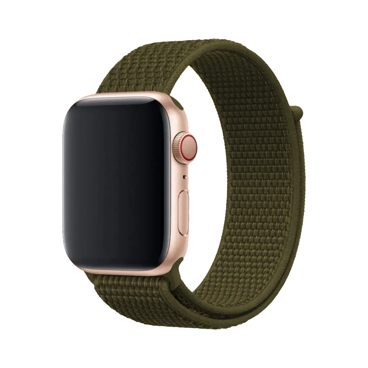 E2M APPLE WATCH 38-40-41MM KRD-03 HASIR HAKİ KORDON