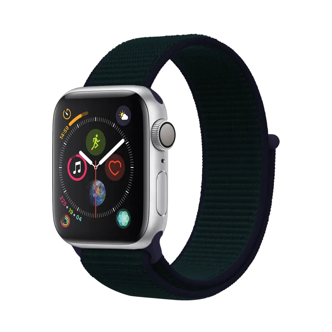 E2M APPLE WATCH 38-40-41MM KRD-03 HASIR PETROL MAVİSİ KORDON
