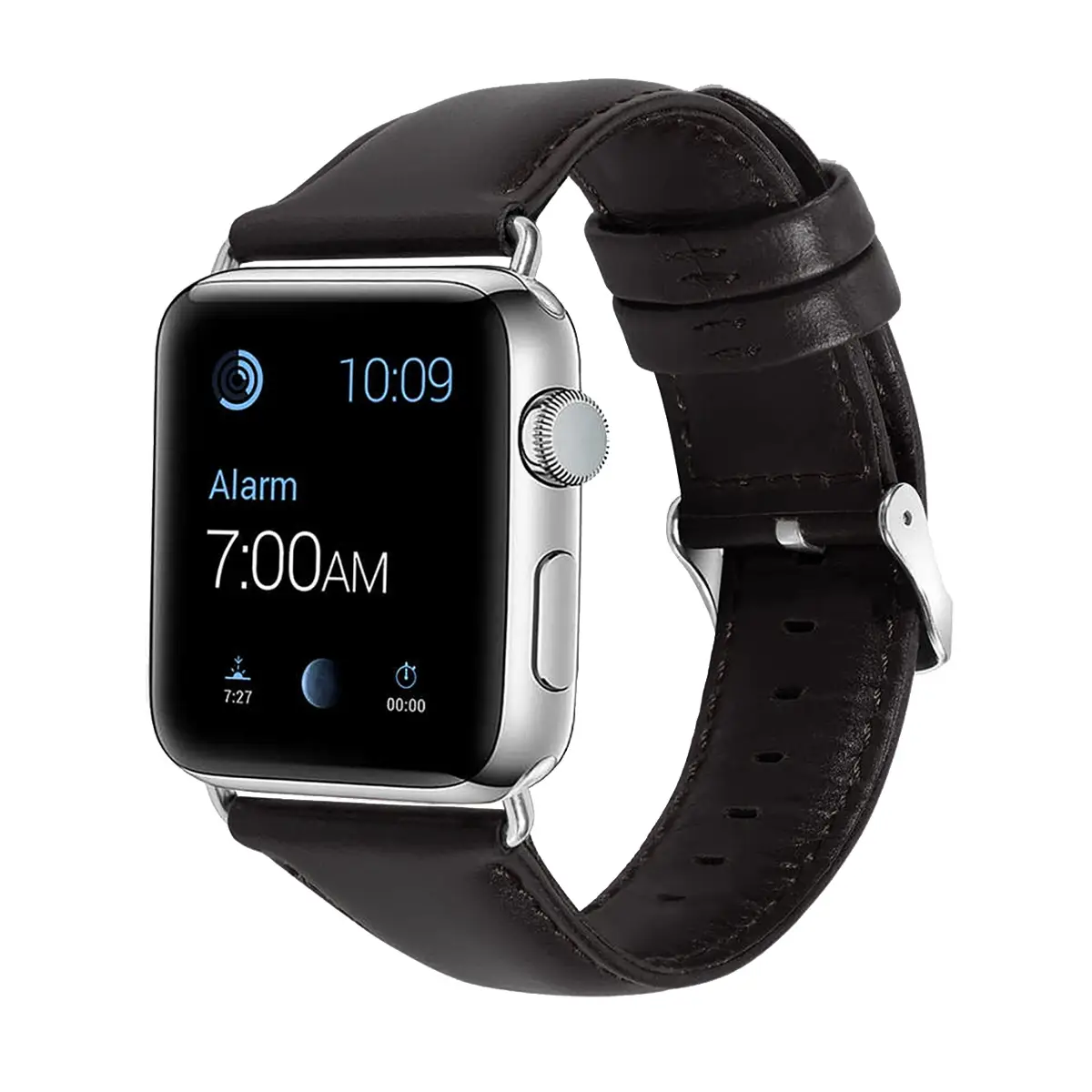 E2M APPLE WATCH 38-40-41MM KRD-10 DERI ACI KAHVE KORDON
