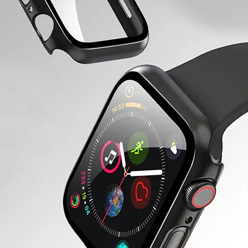 E2M Apple Watch 40 mm Kasa ve Ekran Koruyucu SIyah