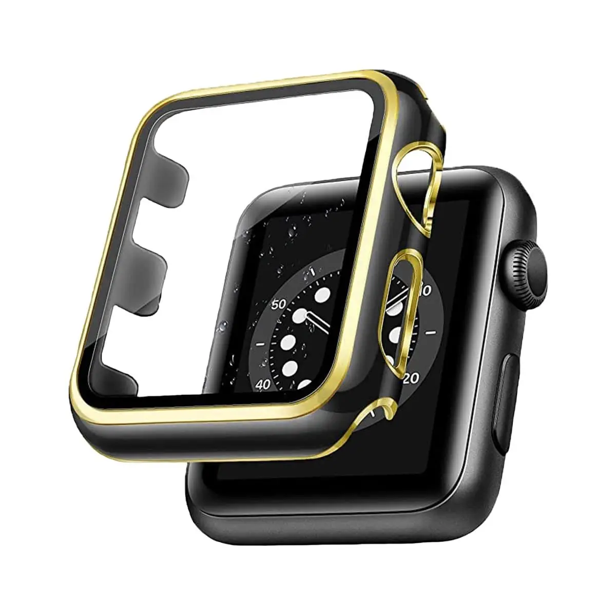 BİNANO APPLE WATCH 41MM STAR KASA VE EKRAN KORUYUCU GOLD
