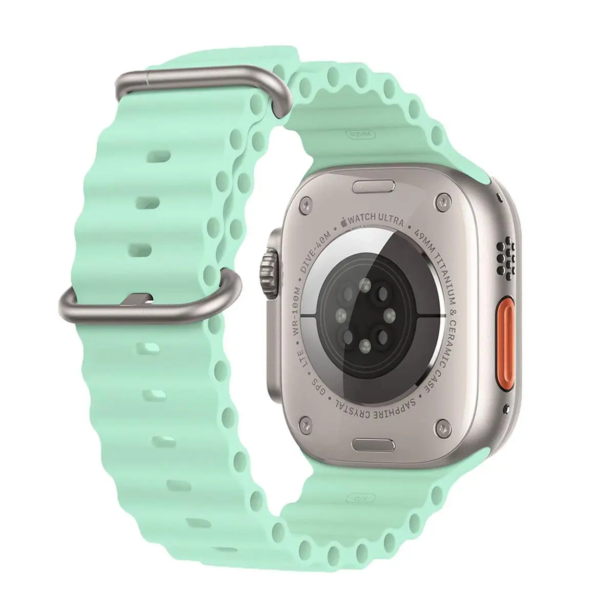 E2M APPLE WATCH 42-44-45-46-49MM KRD-28 OCEAN AÇIK YEŞİL KORDON