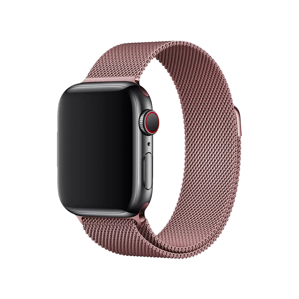E2M APPLE WATCH 42-44-45-46-49MM KRD-01 METAL HASIR ROZE ALTIN KORDON