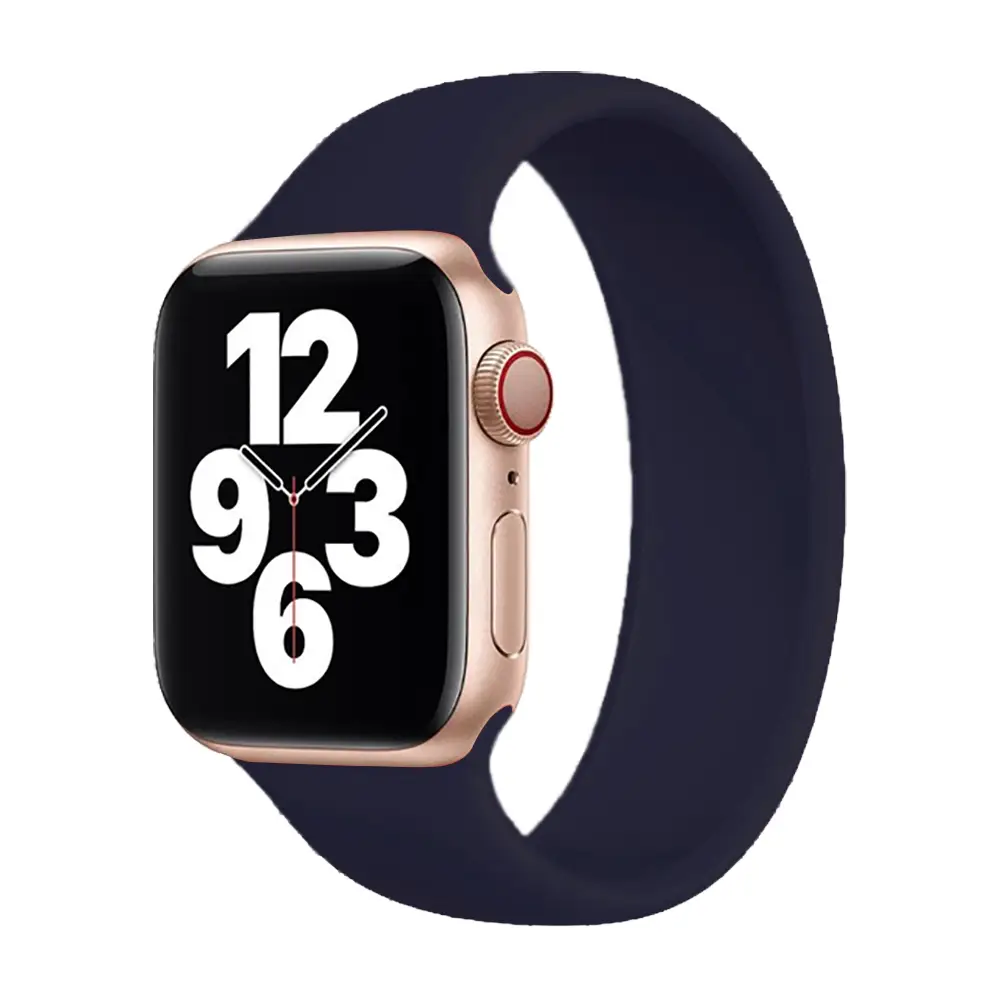 E2M Apple Watch 42-44-45-46-49mm KRD-18 Silikon L Lacivert Kordon