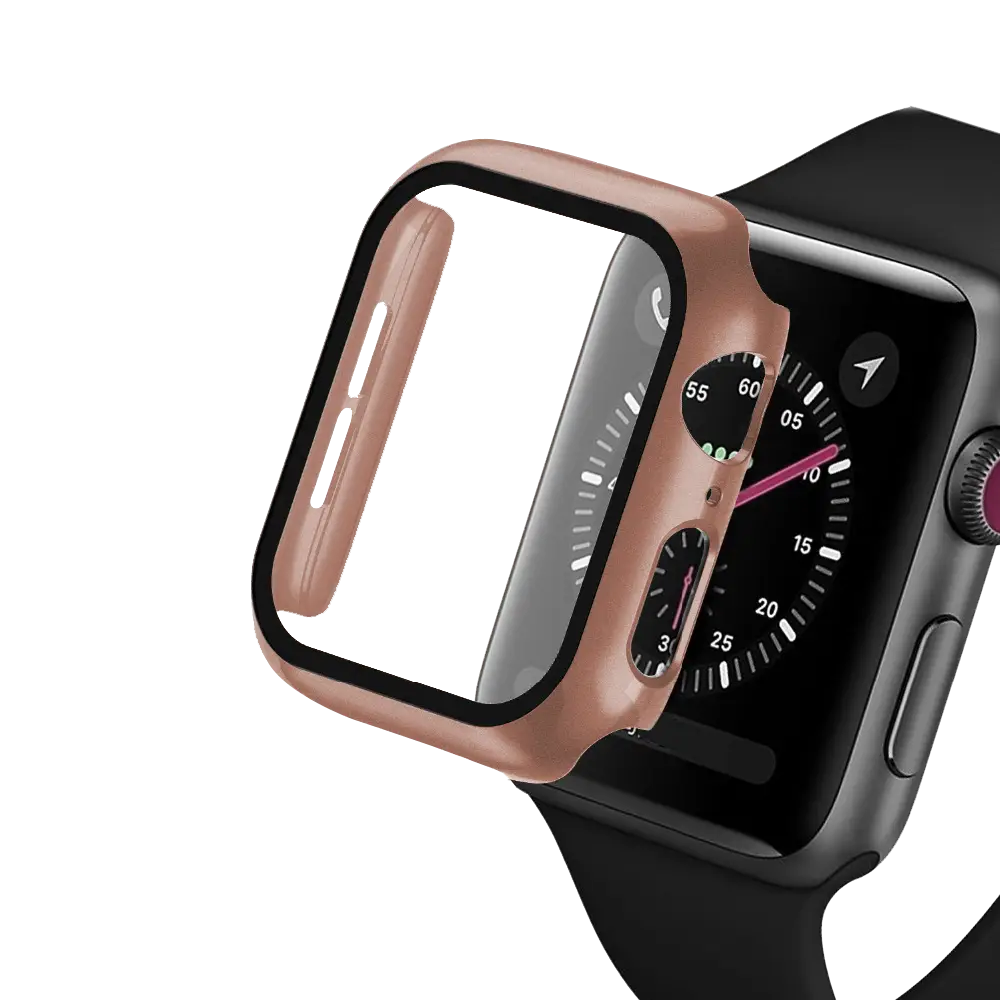 E2M Apple Watch 42 mm Kasa ve Ekran Koruyucu Rose Gold