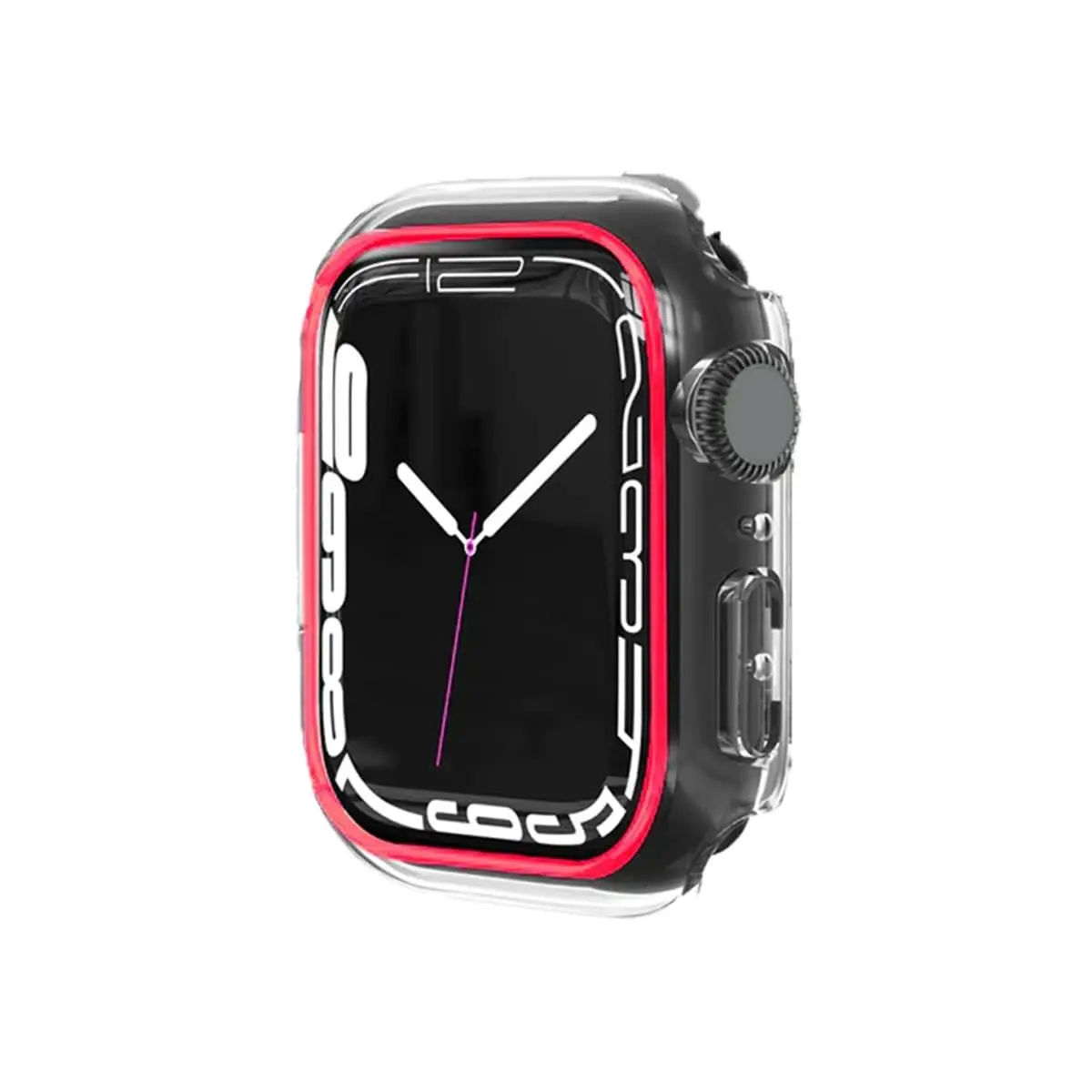 BİNANO APPLE WATCH 44MM FOSFORLU KASA KORUYUCU PEMBE