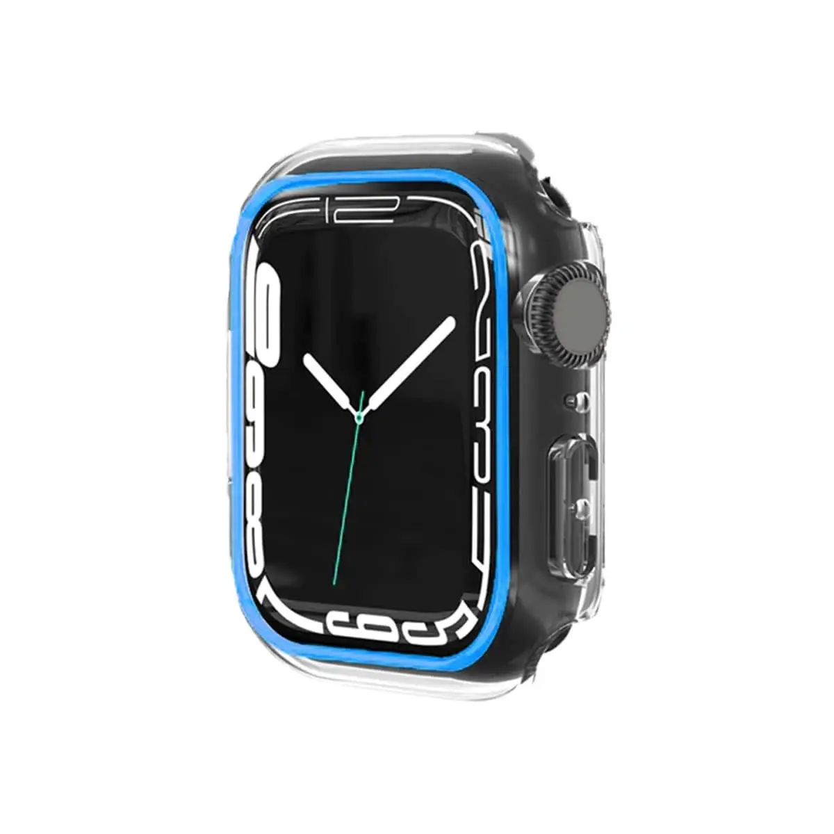 BİNANO APPLE WATCH 44MM FOSFORLU KASA KORUYUCU MAVİ