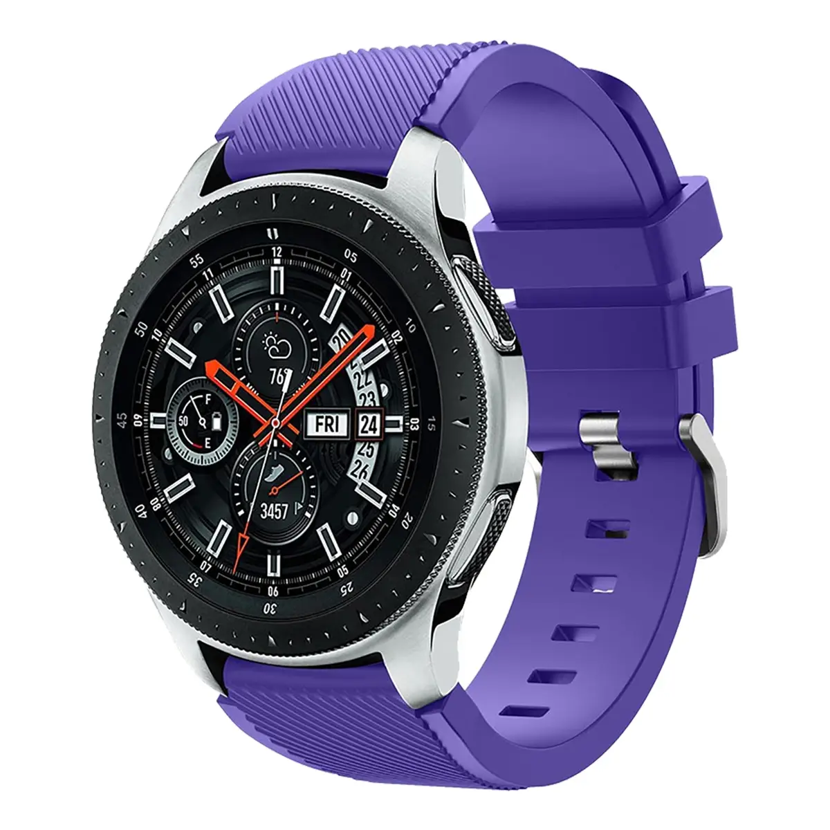 E2M HUAWEI WATCH 20MM KRD-12 FRONTİER SİLİKON MOR 