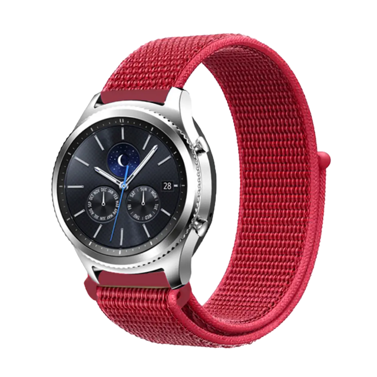E2M HUAWEI WATCH 22MM KRD-03 HASIR KIRMIZI KORDON