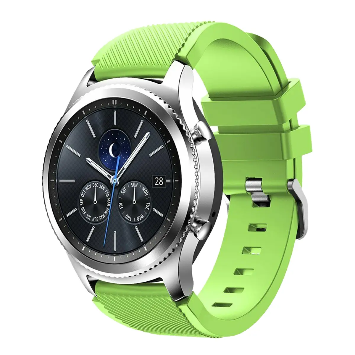 E2M HUAWEI WATCH 22MM KRD-12 FRONTİER SİLİKON YEŞİL KORDON