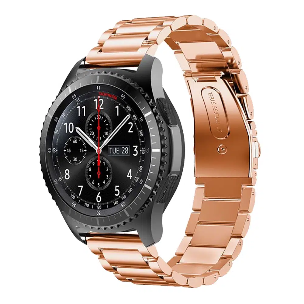 E2M Samsung Watch 20mm KRD-05 Klasik Metal Rose Gold Kordon