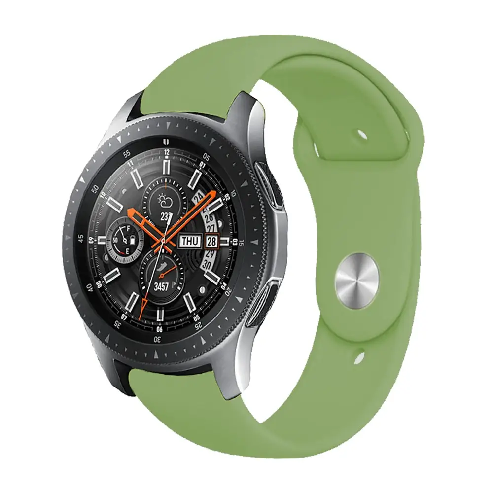 E2M Samsung Watch 20mm KRD-19 Classic Silikon Yeşil Kordon