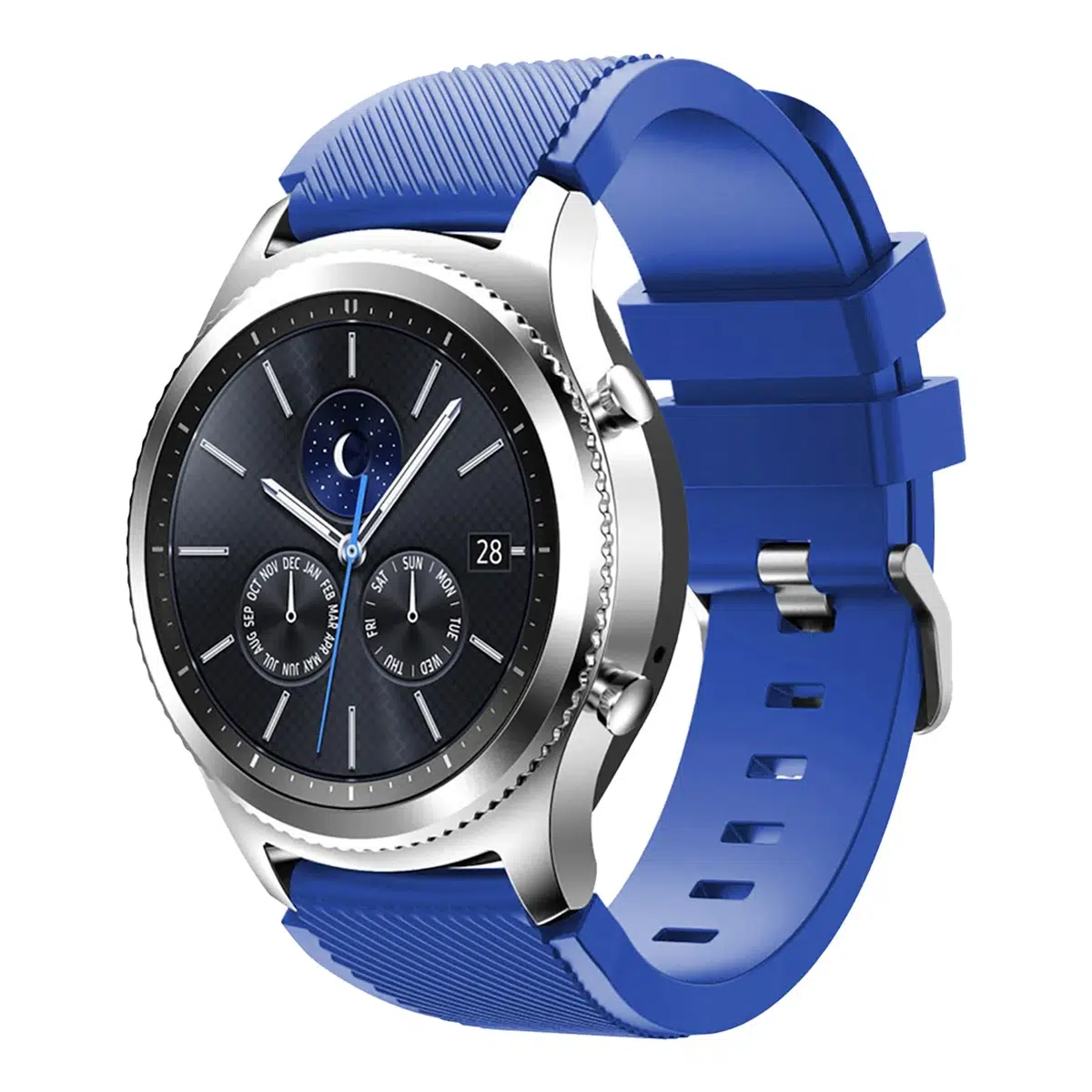 E2M SAMSUNG WATCH 22MM KRD-12 FRONTIER SİLİKON MAVİ KORDON
